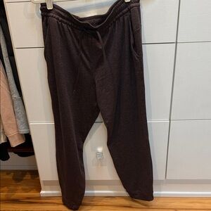Lululemon Athletica Dark Brown Soft Jersey Joggers